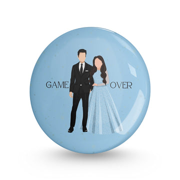Game Over Guys Pin-back Button Badge