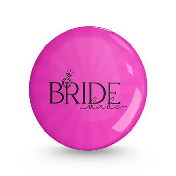 Bride Babe Pin-back Button Badge