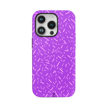 Purple Sprinkles Flexible Soft Silicone Case
