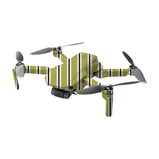 Aqua Green Radial Llines Drone Skin