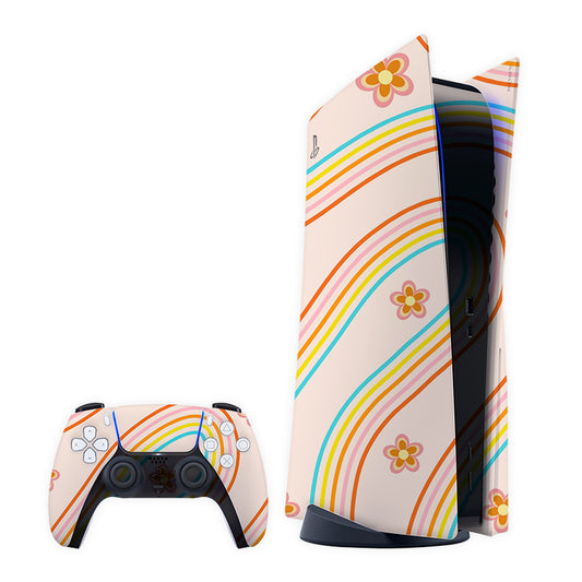 Floral Swirl Play Station Skin