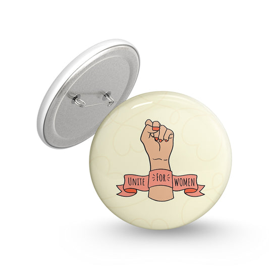 Unite For Women Pin-back Button Badge