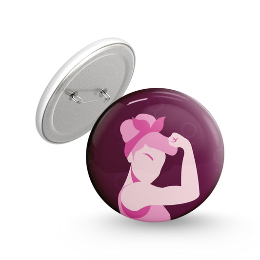Strongest Pin-back Button Badge
