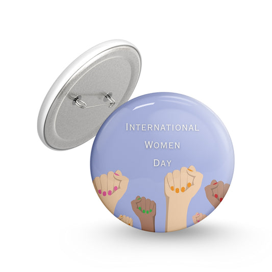 International Womens Day Pin-back Button Badge
