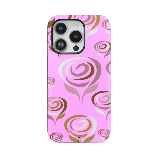 Rose Illustrartion Flexible Soft Silicone Case
