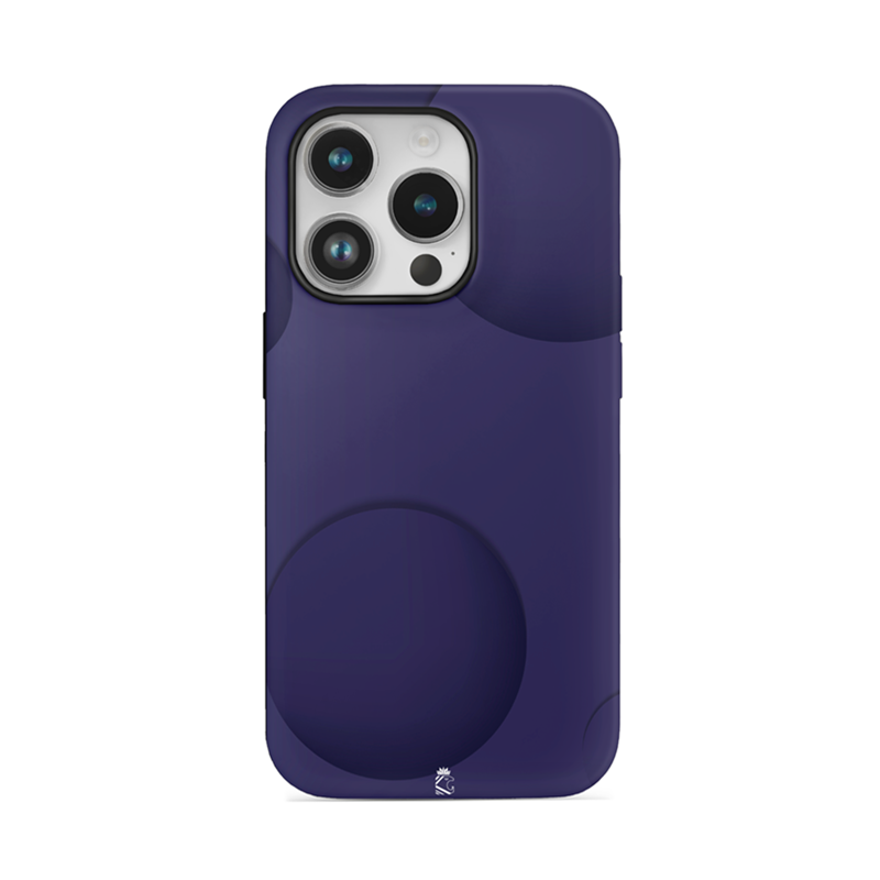 Violet Pattern Flexible Soft Silicone Case