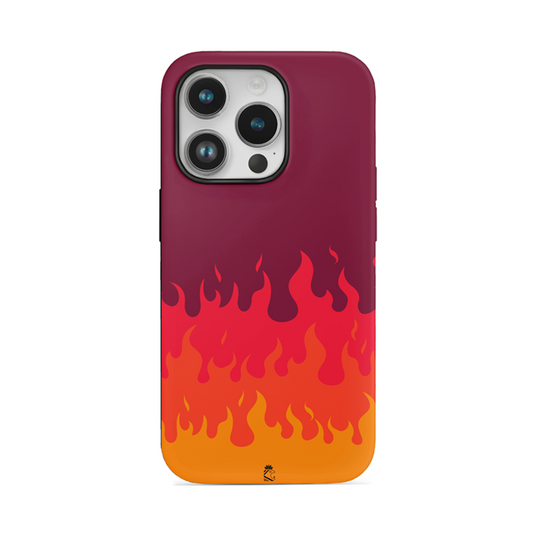 Fire Flames Flexible Soft Silicone Case