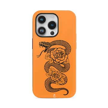Devil Flower Snake Flexible Soft Silicone Case