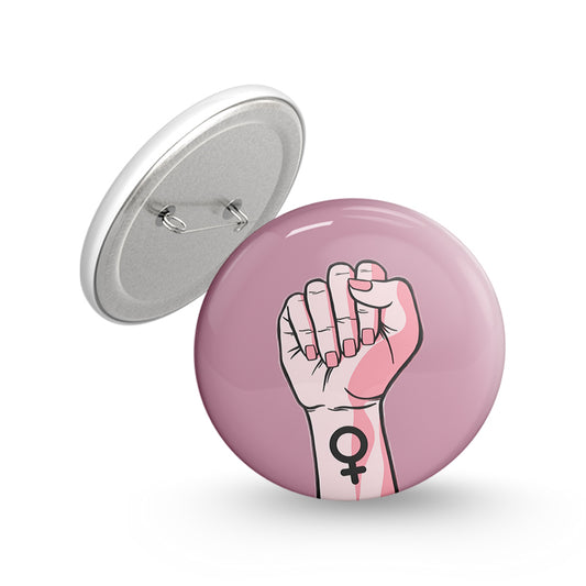 The Rights Pin-back Button Badge