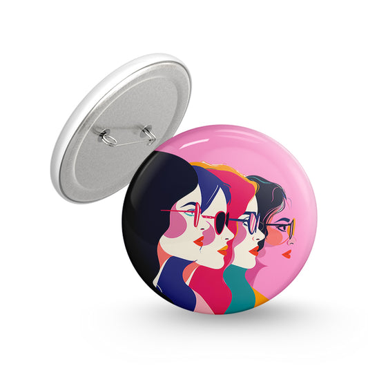 Girl Squad Pin-back Button Badge