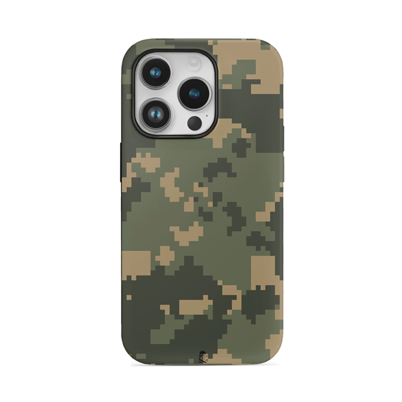 Army Noir Pattern Flexible Soft Silicone Case