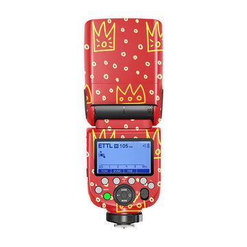 Doodle Crown Camera Flash Skin