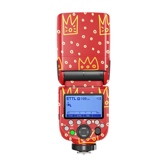 Doodle Crown Camera Flash Skin
