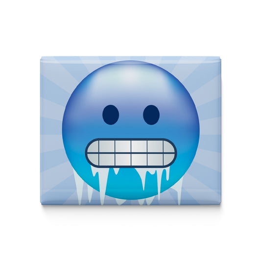 Hectic Winter Cold Fridge Magnet