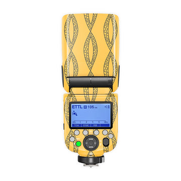 Orange Strucure Camera Flash Skin
