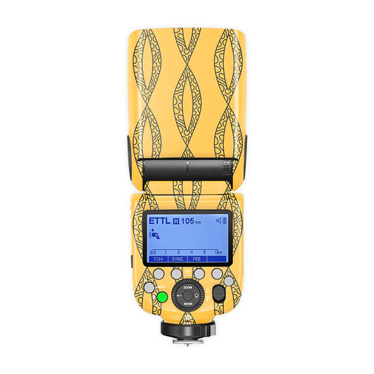 Orange Strucure Camera Flash Skin