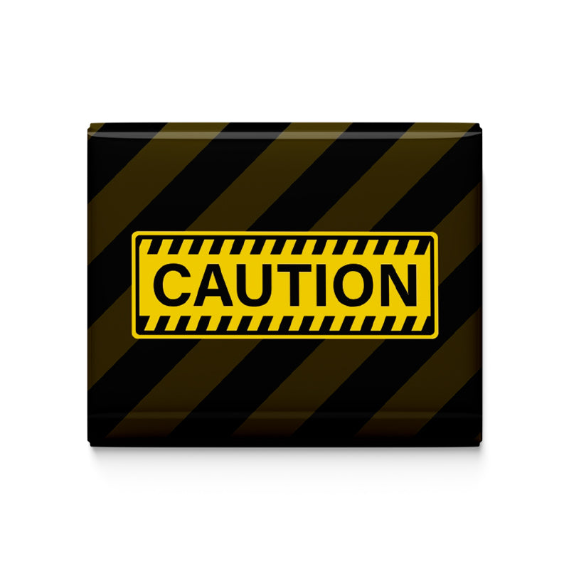 Caution Fridge Magnet