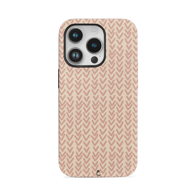 Cream Wall Pattern Flexible Soft Silicone Case