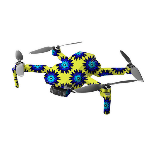 Blue Star Spins Drone Skin