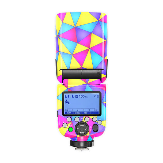 Abstractive Glass Prism Camera Flash Skin