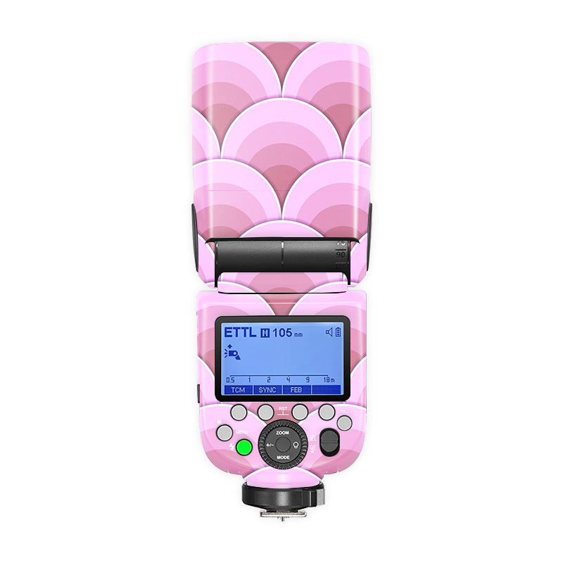 Pink Arcs Camera Flash Skin
