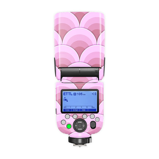 Pink Arcs Camera Flash Skin