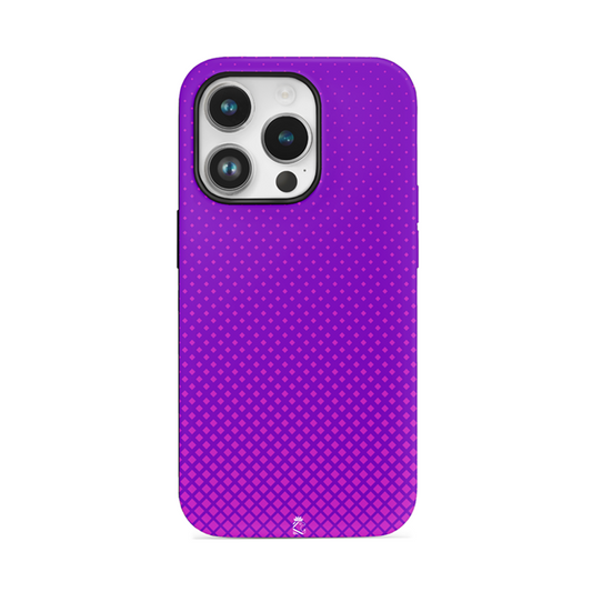 Purple Dots Flexible Soft Silicone Case