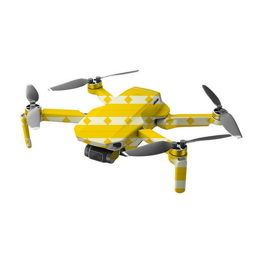 Yellow Squares Drone Skin