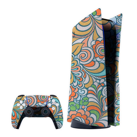 Paisley Chalk Art Play Station Skin