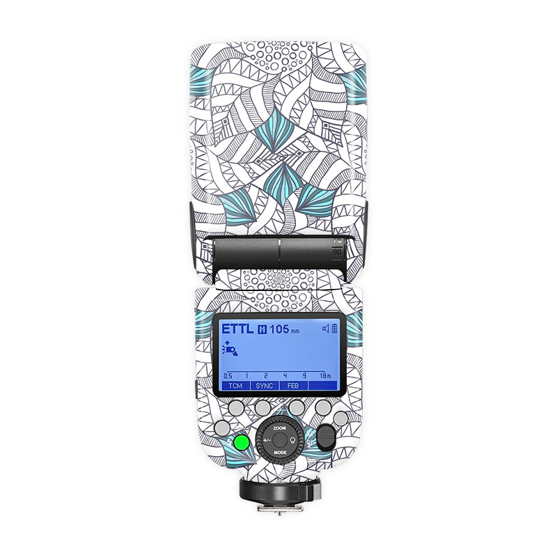 Mandala Doodles Camera Flash Skin