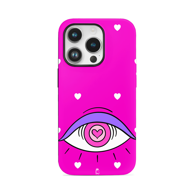 Purple Eye Flexible Soft Silicone Case