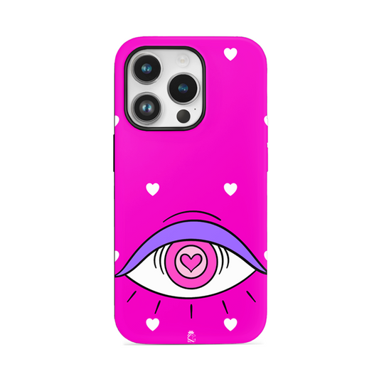 Purple Eye Flexible Soft Silicone Case