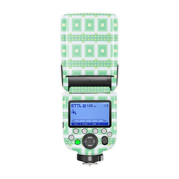 Green Boxes Camera Flash Skin