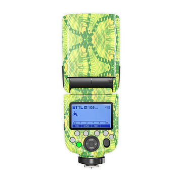 Green Leafs Camera Flash Skin