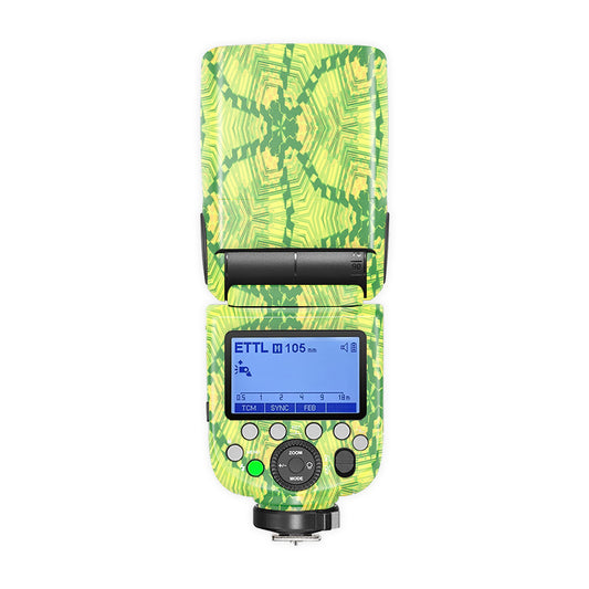 Green Leafs Camera Flash Skin
