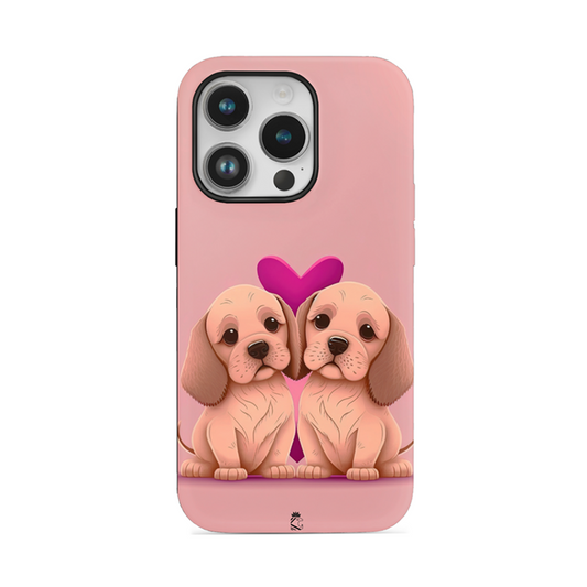 Cute little Pupps Flexible Soft Silicone Case