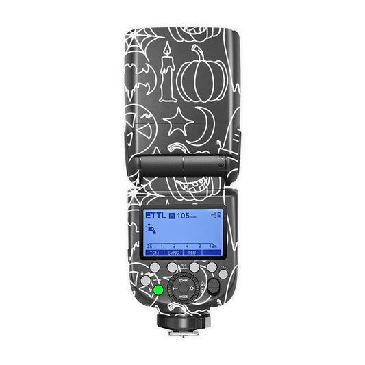 Dark Halloween Stars Camera Flash Skin