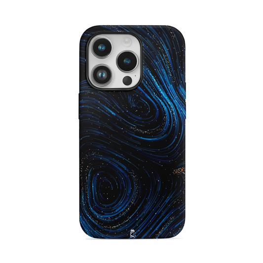 Blue Swirl Flexible Soft Silicone Case