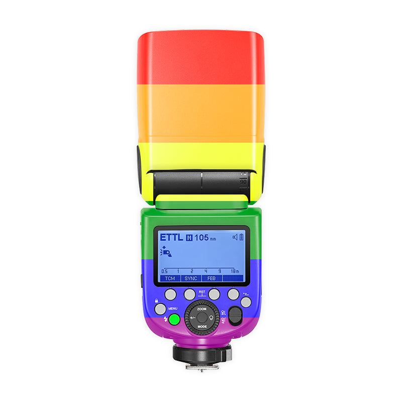 Colourful Stripes Camera Flash Skin