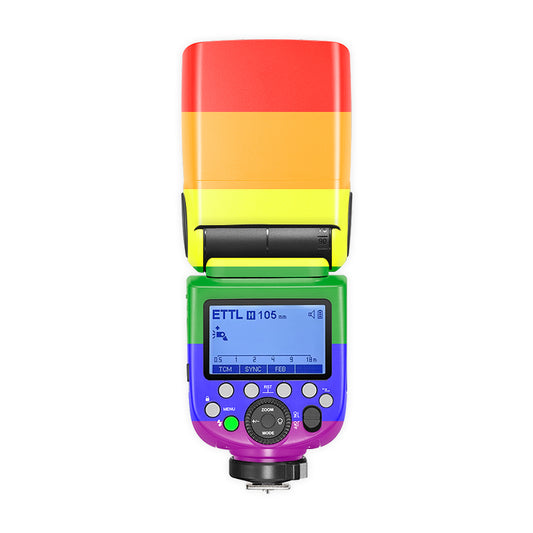 Colourful Stripes Camera Flash Skin