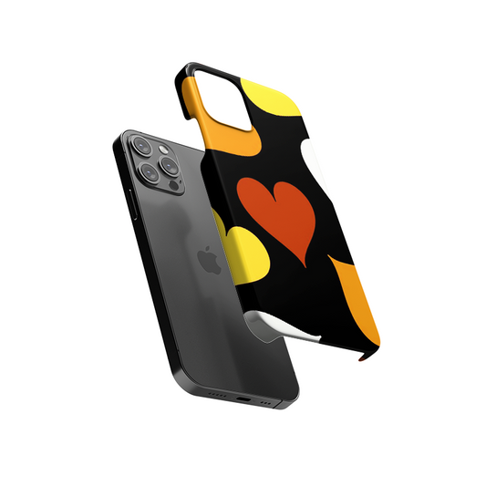 Love Hearts  Slim Hard Case