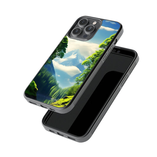 Towards The Mountain Glossy Metal Case