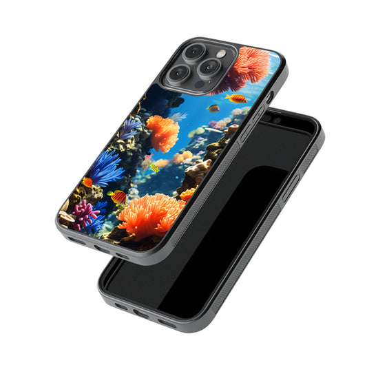 Coral Life Glossy Metal Case