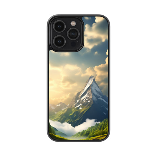 Alone At The Top Of Hill  Glossy Metal Case