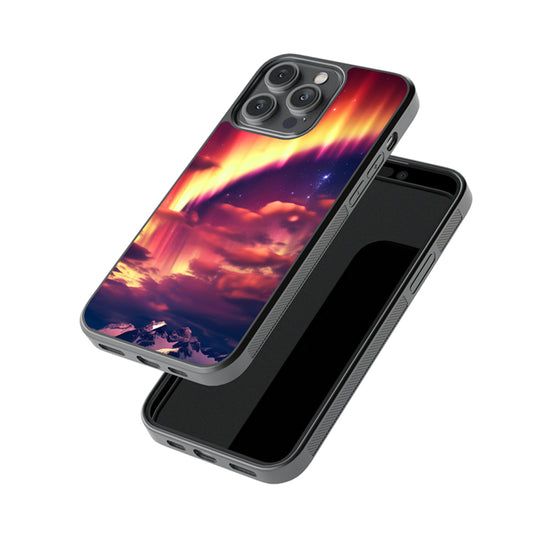 Northen Lights Glossy Metal Case