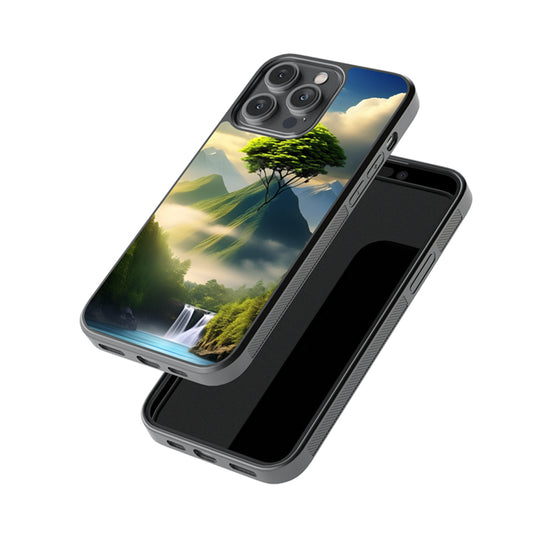 The Top Of  glossy metal case