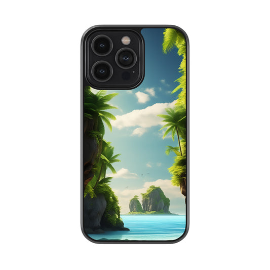 Mystery Island  Glossy Metal Case