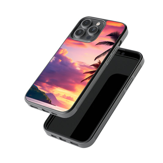 Tale Of Sunset Glossy Metal Case