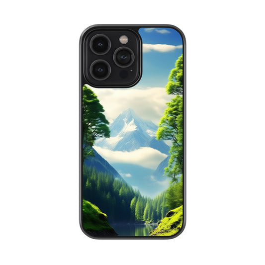 Towards The Mountain Glossy Metal Case