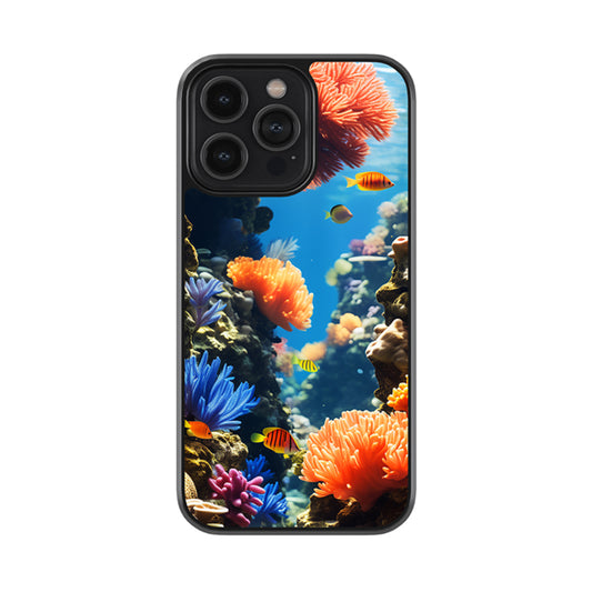 Coral Life Glossy Metal Case
